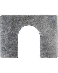 AUVECO SHIM 2 X 1-1/2 X 1/8 W/ 3/4 SLOT ZINC
