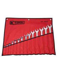 KTI41014 image(2) - K Tool International Wrench Set Combination 14 Piece