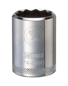 DWTDWMT74569OSP image(0) - DEWALT 001Pc 12Dr Socket-12Pt-13/16