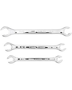 KTI44003 image(0) - K Tool International Wrench Set Flare Net 3 Piece SAE