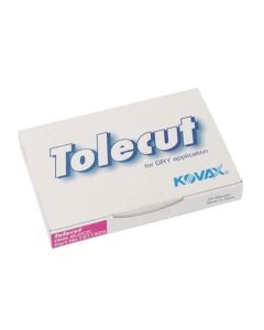 EAG1911523 image(0) - Eagle Abrasives, Inc. KOVAX Tolecut 191-1523 Sanding Sheet, 70 mm W x 114 mm L, 1500 Grit, Aluminum Oxide Abrasive, Pink, Dry