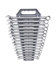 KDT81902 image(0) - GearWrench 15 Piece 12 Point Long Pattern Combination Metric Wrench Set