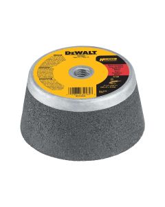 DEWALT Grinding Wheel, Steel Backed Cup, 4-Inch X 2-Inch X 5/8-Inch-11-Inch