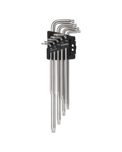 Vessel Tools Tamper-proof TORX L-Key Wrench 9PC. Set No.8509TXHU