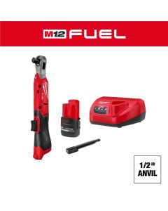 MLW3054-21 image(0) - Milwaukee Tool M12 FUEL 1/2 Inch Ratchet Kit