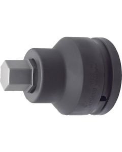 KKN17108-32-19 image(0) - Ko-ken USA 17108.32-19 1.1/2 Sq. Dr. Bit Socket 19mm Hex Length 115mm