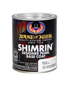 HOKC2C-PBC36-Q01 image(0) - House Of Kolor SHIMRIN C2C-PBC36-Q01 C2C Designer Pearl Series Universal Basecoat, 1 qt Can, Trublue