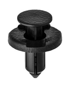 AUVECO 20953 Push-Type with Drive Pin Front Bumper and Radiator Support Retainer, 20 mm Dia Head, Nylon, Black