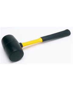 WLMM7132 image(1) - Wilmar Corp. / Performance Tool 32 oz. Rubber Mallet Fiberglass Handle