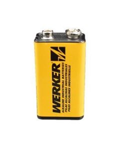CSUBAT9V2PK image(1) - Chaos Safety Supplies Werker 9V Alkaline Batteries 2PK