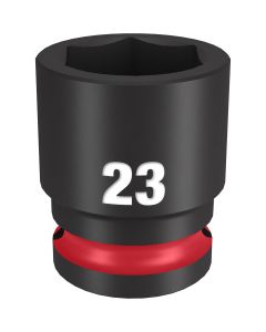 Milwaukee Tool SHOCKWAVE Impact Duty  1/2"Drive 23MM Standard 6 Point Socket