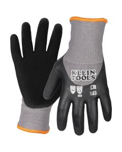 Klein Tools Winter Knit Dipped Gloves, Cut Level A1, Touchscreen, X-Large