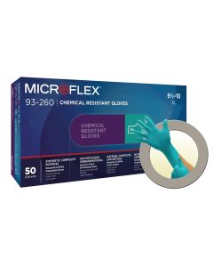 MFX93260090-CASE image(0) - Microflex GLOVE 93-260 CHEM RESISTANT L