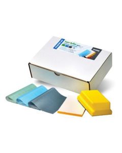 EAGSP19160 image(0) - Eagle Abrasives, Inc. KOVAX Super Buflex SP19160 Sheet Starter Kit, 130 mm W x 170 mm L Sheet, Super-Tack (Velour) Attachment