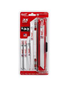 MLW49-22-1113 image(0) - Milwaukee Tool 13pc SAWZALL Blade Set