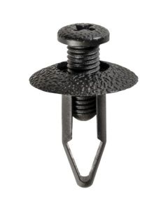 AVCAP17472 image(0) - AUVECO AP17472 Push-Type Screw-Type with Closed End Bumper Fascia Retainer, 20 mm Dia Head, Black, For Nissan