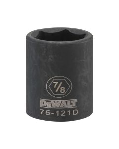 DWTDWMT75121OSP image(0) - DEWALT 6 Point 1/2" Drive Impact Socket 7/8" SAE