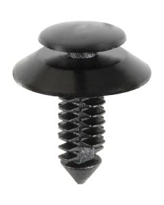 AUVECO AP12565 Double Head Type 7 Door Trim Panel Retainer, 1/2 in Dia Top x 25/32 in Dia Bottom Head, Nylon, Black