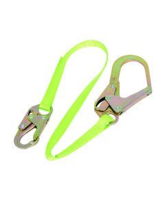 PeakWorks PeakWorks - Restraint Lanyard with 1" Webbing - Snap & Form Hooks - 4 FT