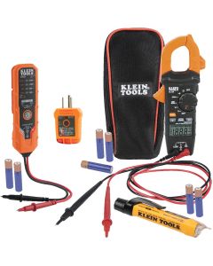 KLECL120VP image(0) - Klein Tools Digital Clamp Meter, Non-Contact Voltage Tester Electrical Test Set