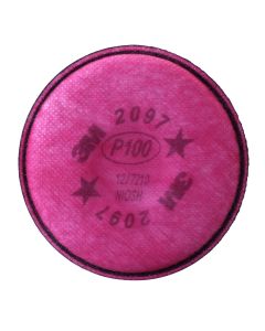 MMM7184 image(1) - 3M P100 FILTER FOR HALF FACEPIECE RESPIRATOR 2/PK