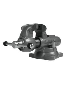 WIL28831 image(1) - Wilton 400S Machinist 4 Inch Jaw Round Channel Vise with Swivel Base