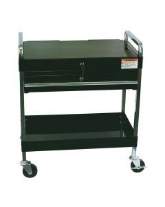 SUN8013ABK image(1) - SUNEX SERVICE CART W/LOCKING TOP & DRAWER BLACK