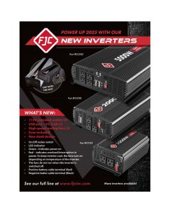 FJC53070 image(1) - FJC 700 Watt High Efficiency DC to AC Power Inverter with Dual Outlets and a USB port