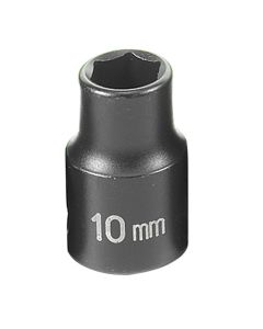 GRE1010M image(1) - Grey Pneumatic 3/8" Drive x 10mm Standard Socket