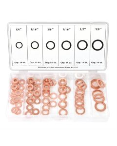 KTI00089 image(2) - K Tool International 110-pc Copper Washer Assortment