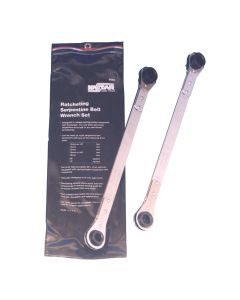 Lang Tools (Kastar) WRE SET RATCHETING SERPENTINE BELT 2PC
