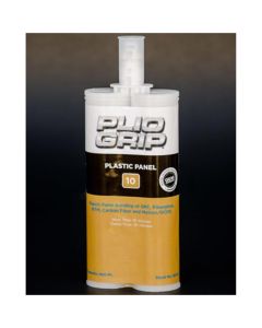 PLI8033 image(0) - PLIO-GRIP Plastic Panel 3 8033 Plastic Panel Bonding, 400 mL Cartridge, Beige (Part A), Green (Part B)