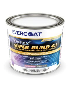 Fibre glass Evercoat Optex Super Build 100740 Polyester Primer Surfacer, 3.78 L Can, Gray, 4:1 Mixing