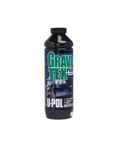 UPO0722 image(0) - U Pol Products GRAVITEX PLUS UP0722 HS Stone Chip Protector, 1 L Bottle, White, 4 to 6 hr Curing