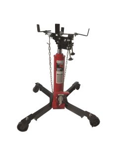 American Forge & Foundry AFF - Transmission Jack - Hydraulic - Telescopic - Two Stage - 1,100 Lbs. Capacity - 37" Min H to 78" High H - Manual Foot Pedal - Double Pump Quick Lift