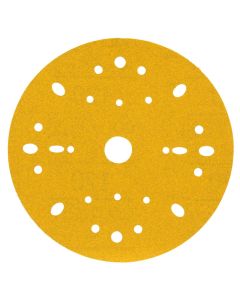 3M  Hookit Gold Abrasive Disc 09282, 120, 6-inch (150mm), Dust-Free