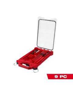 MLW49-16-2880 image(0) - Milwaukee Tool 9 Piece Saw Chain Sharpening Set with PACKOUT Low-Profile Compact Organizer
