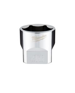MLW45-34-9071 image(1) - Milwaukee Tool 3/8" Drive 15/16" SAE 6-Point Socket with FOUR FLAT Sides, Vanadium Steel, Chrome