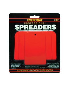 FIB381 image(0) - Fibre glass Evercoat 100381 Spreader Kit, 2-1/2 in, 4 in, 5 in, Plastic, Red