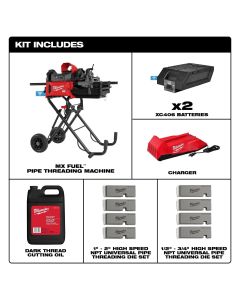 MLWMXF512-2XC image(1) - Milwaukee Tool MX FUEL Pipe Threading Machine