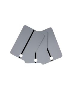 CTW9315-01-25 image(0) - CTW International Metal Spray Samples - Black Stripe on LIGHT GRAY, 25 pcs per box