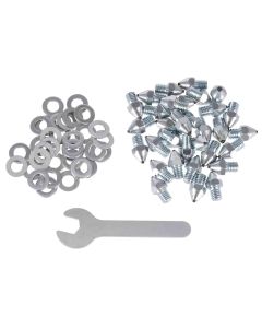 FSIGSRCRBTP-TL-OS image(0) - NEOS Glacier Trek Tungsten Carbide Spikes &hyphen; Tall &hyphen; 32 Pack &hyphen; Washer Wrench Kit