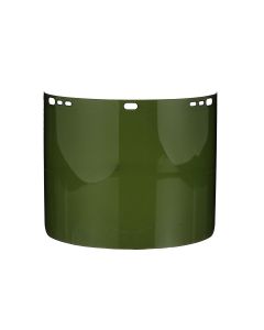 Jackson Safety Jackson Safety - Replacement Windows for F50 Polycarbonate Special Face Shields - Shade IRUV 3.0 - 8" x 15.5" x.060" - D Shape - Unbound - (12 Qty Pack)