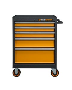KDT83241 image(1) - GearWrench 26 Inch 5 Drawer GSX Series Rolling Tool Cabinet