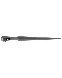 KLE3238 image(1) - Klein Tools 1/2-Inch Ratcheting Construction Wrench, 15-Inch