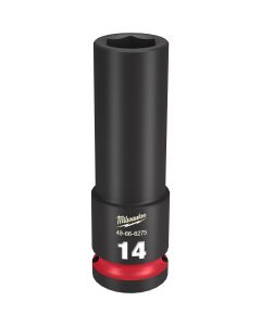 Milwaukee Tool SHOCKWAVE Impact Duty  1/2"Drive 14MM Deep 6 Point Socket