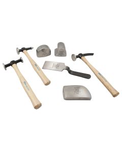 MRT647K image(2) - Martin Tools 7-Piece Body and Fender Repair Set with Hickory Ha