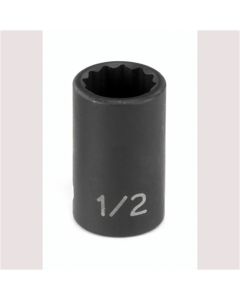 GRE1116R image(0) - Grey Pneumatic 3/8" Drive x 1/2" 12 Point Standard Socket
