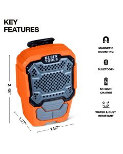 KLEAEPWS1 image(3) - Klein Tools Wearable Bluetooth Speaker