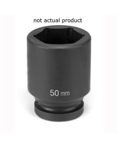 Grey Pneumatic SOC 25MM 1"D IMP 6PT DP BLK